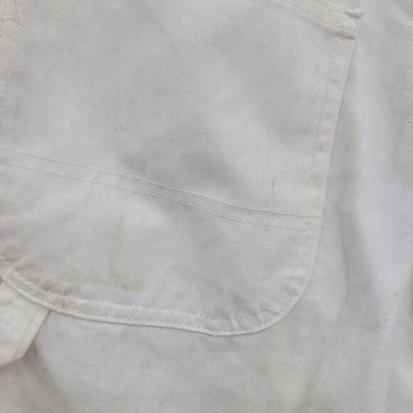 Unisex Upcycled White Painters Pants 34x30 Multicolor Party Graffiti Streetwear - Picture 16 of 16